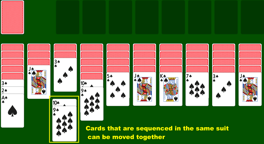 free spider solitaire games without download