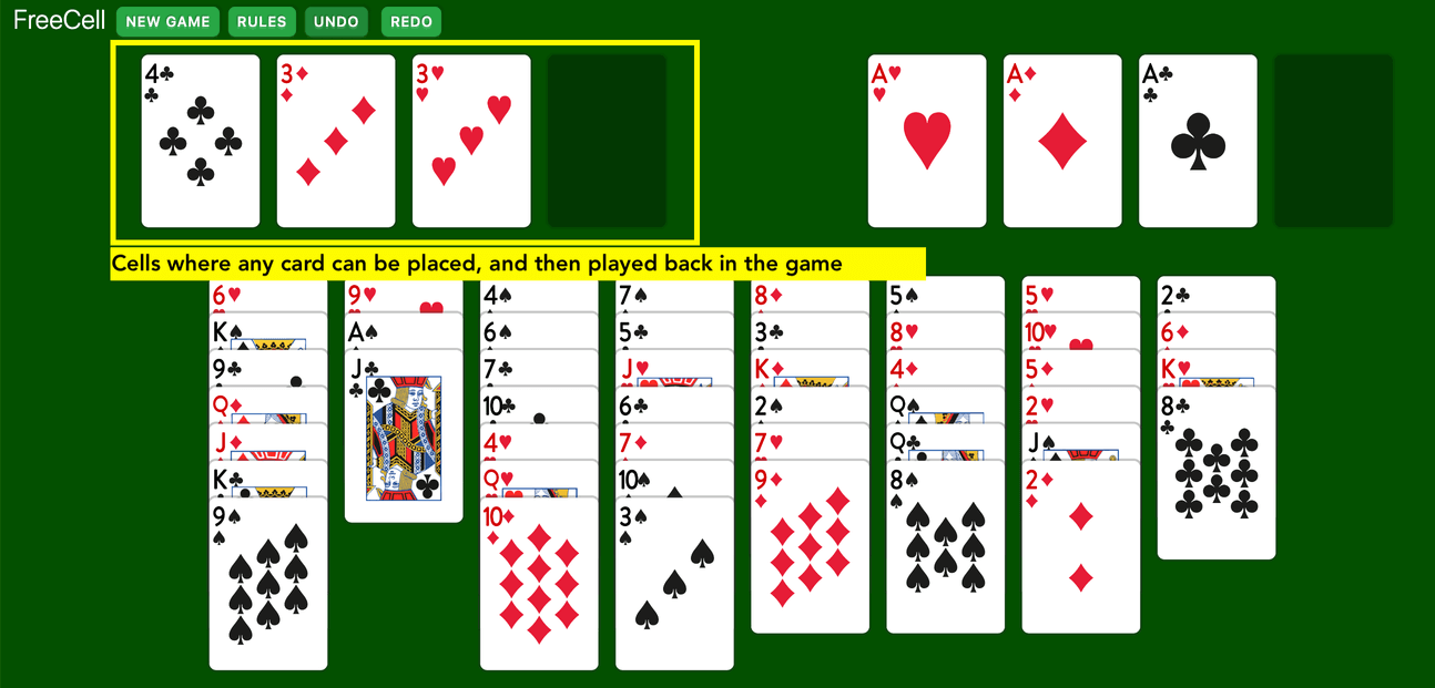 Solitaire rules: setting up and dealing solitaire card game