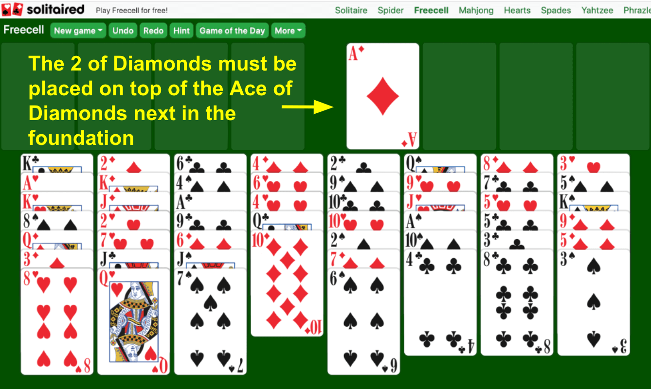 freecell classic version game online free