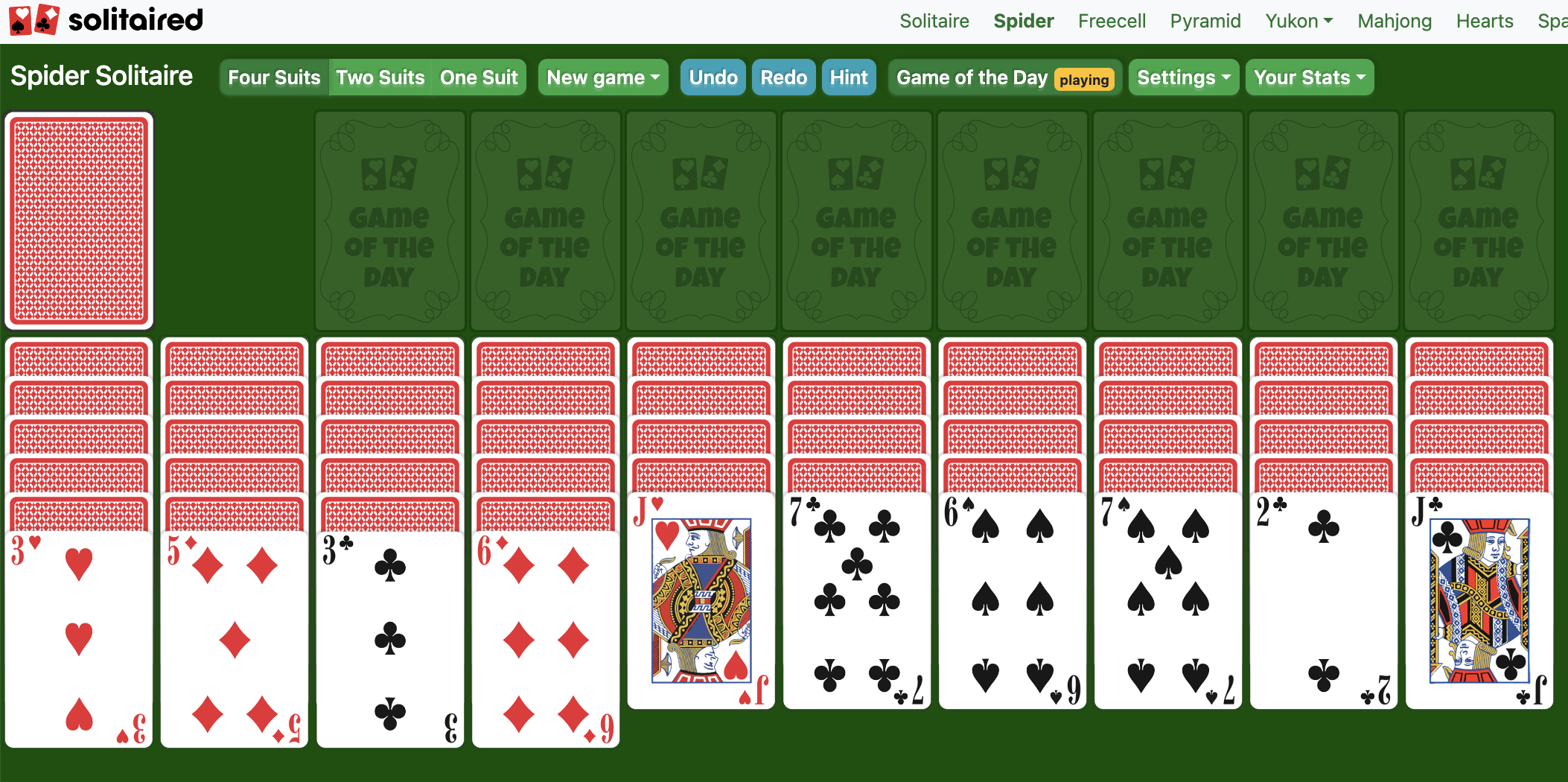 Spider Solitaire 4 Suits Online 100 Free Spider Solitaire 4 Suits Online 100 Free