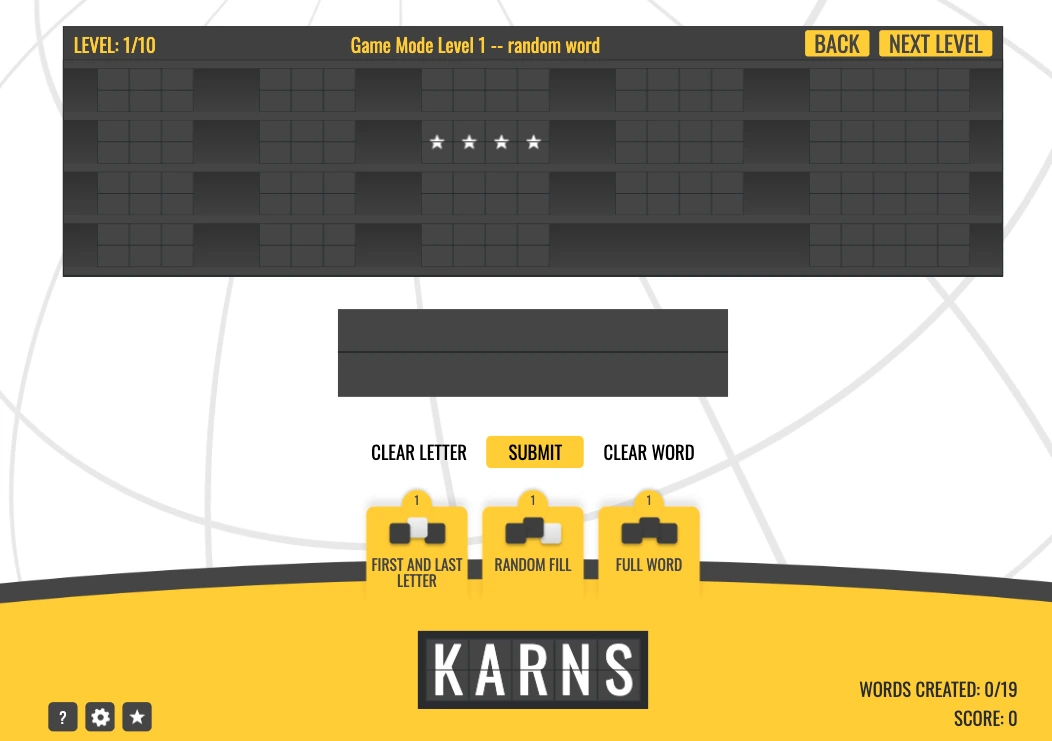 Anagrams Game Screenshot from Pogo
